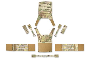 Image of G-Code Assaulters Plate Carrier, Black, Large- SAPI, ESAPI and 10.125in x 13.25in cuts, up, SYNC-APC-1-BK-8RCB-LG