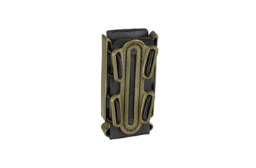 Image of G-Code Pistol Soft Shell Scorpion Tall Mag Carrier w/ P1/P2/P3 Molle and Belt Mounts, Ambidextrious, OD Green Frame/Black Shell, Tall, SS-P1-123-GNBK