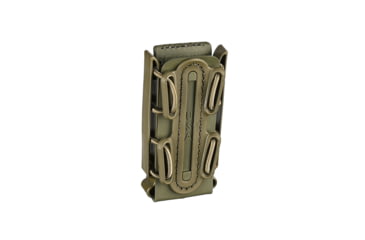Image of G-Code Pistol Soft Shell Scorpion Tall Mag Carrier w/ Belt Loop, Ambidextrious, OD Green Frame/OD Green Shell, Tall, SS-P1-LOOP-GNGN