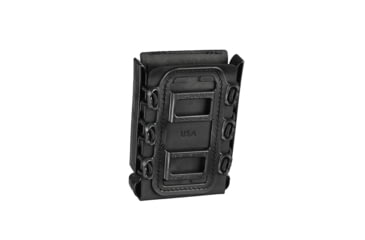 Image of G-Code Rifle Soft Shell Scorpion Mag Carrier w/ R1/R2/R3 Molle and Belt Mounts, Black Frame/Black Shell, Rifle, SS-R1-123-BKBK
