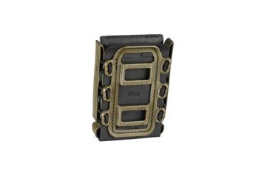 Image of G-Code Rifle Soft Shell Scorpion Mag Carrier w/ R1/R2/R3 Molle and Belt Mounts, OD Green Frame/Black Shell, Rifle, SS-R1-123-GNBK