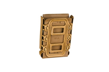 Image of G-Code Rifle Soft Shell Scorpion Mag Carrier w/ R1/R2/R3 Molle and Belt Mounts, Tan Frame/Tan Shell, Rifle, SS-R1-123-TNTN