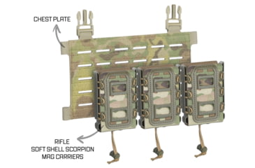 Image of G-Code Scorpion 3x0 Placard, Multicam Green, SYNC009-GCMC