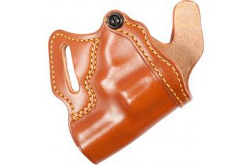 Image of Gould &amp; Goodrich Small of Back Concealment OWB Belt Holster, S&amp;W 39/59 &amp; Similar, Right Hand, Chestnut Brown, 806-400