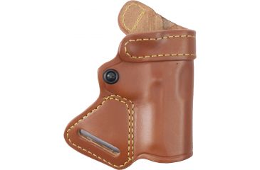 Image of Gould &amp; Goodrich Small of Back Concealment OWB Belt Holster, 1911-Style, 3-3.5in BBl, Right Hand, Chestnut Brown, 806-193