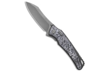 Image of G&amp;G Hawk G&amp;G Hawk Custom Talon Flipper Knife Carbon Fiber- Dark Matter Polar, Black/White, M390, adult, BHQ-223900