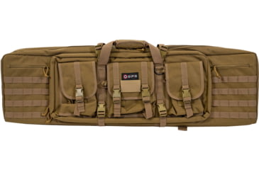 Image of GPS Double Rifle Case Flat Dark Earth 600D Polyester 42 L X 1, DRC42-FDE
