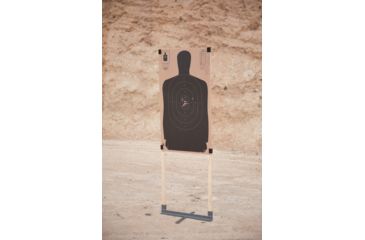 Image of GPS Collapsible Metal Target Stand, Holds 18 inch Wide Targets, Gray, GPS-1800MTS