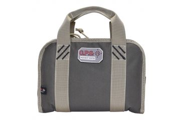 Image of GPS Compact Double Pistol Case, Rifle Green Khaki, GPS-1105PCRK
