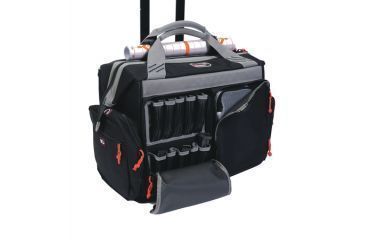 Image of GPS Large Rolling Range Bag, Canvas, Black, GPS-2215RB