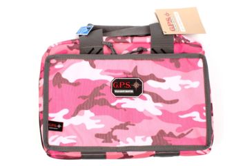 Image of GPS Quad Pistol Range Bag, Pink Camo, GPS-1310PCPK