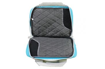 Image of GPS Quad Pistol Range Bag w/Mag Storage/Dump Cups, Robin Egg Blue, GPS-1310PCRB