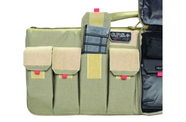 Image of GPS Tactical 28 inch AR Case w/Handgun Pouch, Tan, GPS-T28ART
