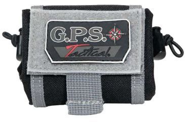 Image of GPS Tactical Belt-Styled Brass Pouch, Black GPS-T88BC