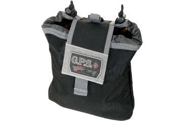 Image of GPS Tactical Belt-Styled Brass Pouch, Black GPS-T88BC