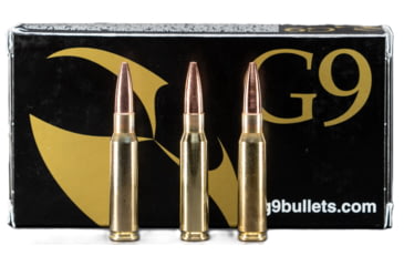 Image of G9 Defense 308 Winchester 145 Grain Barrier Blind Hollow Point Brass Cased Rifle Ammo, 20 Rounds, B-308ALPHA-145