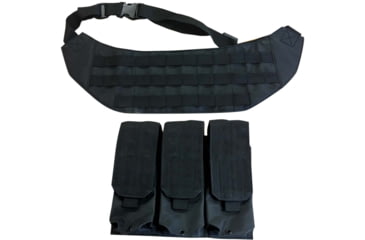 Image of Galati Gear Chest Rig with Magazine Pouch Complete Kit, Black, 22in, GLCHESTRIG