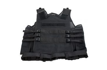Image of Galati Gear Deluxe Tactical Vest - Husky, Black, Right Hand, GLV547BH