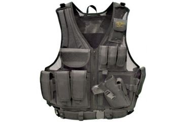 Image of Galati Gear Deluxe Tactical Vest Tactical Black Assorted Sizes Nylon GLV547B