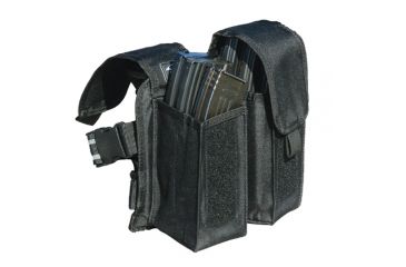 Image of Galati Gear Drop-Leg Mag Pouch, Black, Holds 6 Mags, GLP603B