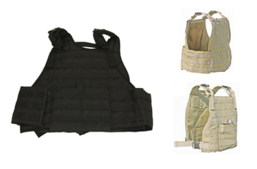 Image of Galati Gear Plate Carrier Vest, Black, Desert Tan, Tan