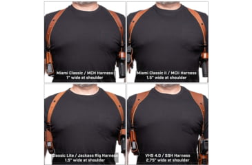 Image of Galco 1in Wide XL Harness For System, Tan, SSHX10