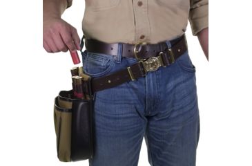 Image of Galco Canvas & Leather Sporting Clays Pouch 50 CT CT1043DH