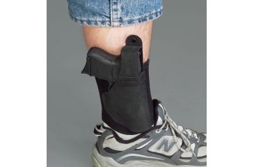 Image of Galco Ankle Lite / Ankle Holster, Black AL475B