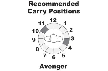 Image of Galco Sig-Sauer P229 Avenger Belt Holster, Colors Galco Sig-Sauer P229 Avenger Belt Holster, Right Hand, Black