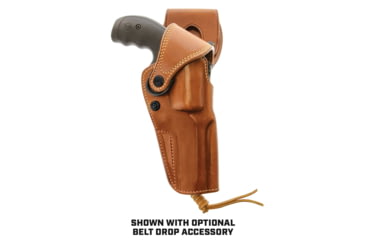 Image of Galco Big Iron Belt Holster, Colt Python 5in, Smith & Wesson L Frame M686 Plus 5in, Right Hand, Tan, BI366