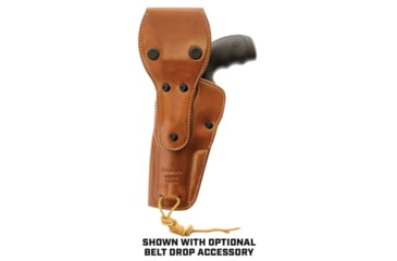 Image of Galco Big Iron Belt Holster, Colt Python 5in, Smith & Wesson L Frame M686 Plus 5in, Right Hand, Tan, BI366