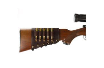 Image of Galco Butt Cuff, Left, Dark Havana, .308 Rifle BC-51-DH