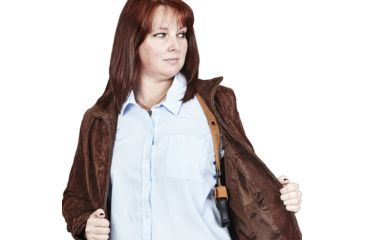 Image of Galco Classic Lite Shoulder Holster System,Natural,Springfield XD-S 3.3/4in or Glock 43,Right Hand CL662