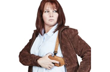 Image of Galco Classic Lite Shoulder Holster System,Natural,Springfield XD-S 3.3/4in or Glock 43,Right Hand CL662