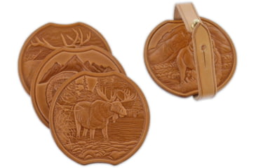 Image of Galco Coaster Set Big Game, Natural, SH822