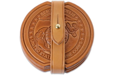 Image of Galco Coaster Set Usmc, Natural, SH824