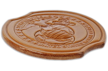Image of Galco Coaster Set Usmc, Natural, SH824