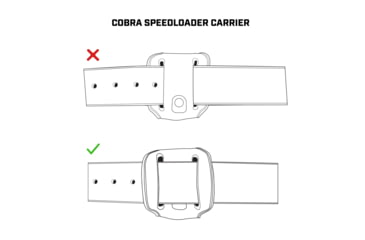 Image of Galco Cobra Speedloader Carrier, Ruger Redhawk 4in, Ruger Redhawk 4.2in, Ruger Redhawk 5 1/2In, Ambidextrous Hand, Tan, CSL-N