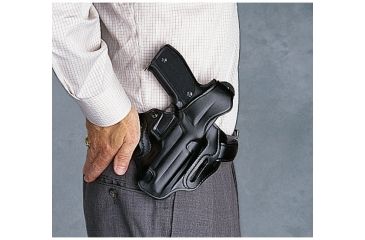 Image of Galco Cop 3 Slot Holster Left Hand - Black CTS227B