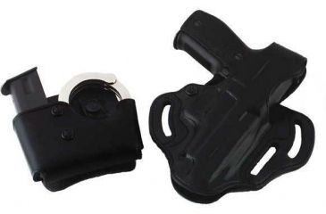 Image of Galco Cop 3 Slot Holster Left Hand - Black CTS227B