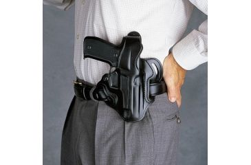 Image of Galco Cop 3 Slot Holster Left Hand - Black CTS227B