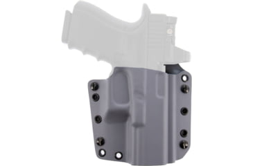 Image of Galco Corvus Belt/IWB Kydex Holster, CZ P-10 F, Right, Gray, CVS224RG