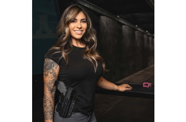 Image of Galco Corvus Belt/Iwb Holster, Glock 17 Gen 3-5 W/Tlr-1, Glock 17 Gen 3-5 W/Tlr-1 W/Wo Red Dot, Right Hand, Black, CVS872RB