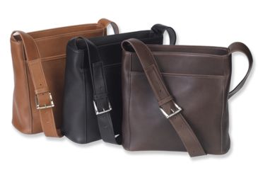 Image of Galco Del Holster Handbag w/ Nickel Hardware, Ambidextrous, Black DELBLK