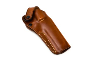 Image of Galco DAO Strongside/Crossdraw Belt Holster, S&amp;W/Colt/Ruger 6in Revolver, Right Hand, Plain, Tan, DAO106
