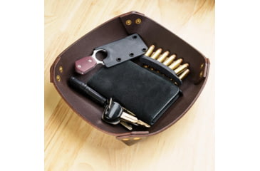 Image of Galco EDC Square Valet Tray, Dark Havana, LT826DH