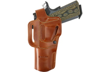Image of Galco Apo Strongside/Crossdraw Colt 4 1/4in 1911, Kimber 4in 1911, Springfield 4in 1911, Wilson Combat 4 1/4in 1911 Belt Holster, Tan, APO266R