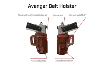 Image of Galco Avenger Glock 17 / Glock 22 / Glock 31 OWB Belt Holster
