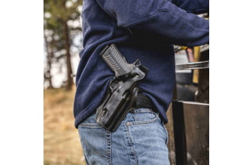 Image of Galco Fletch High Ride Premium Steerhide OWB Belt Holster