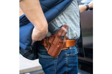Image of Galco Fletch High Ride Premium Steerhide OWB Belt Holster